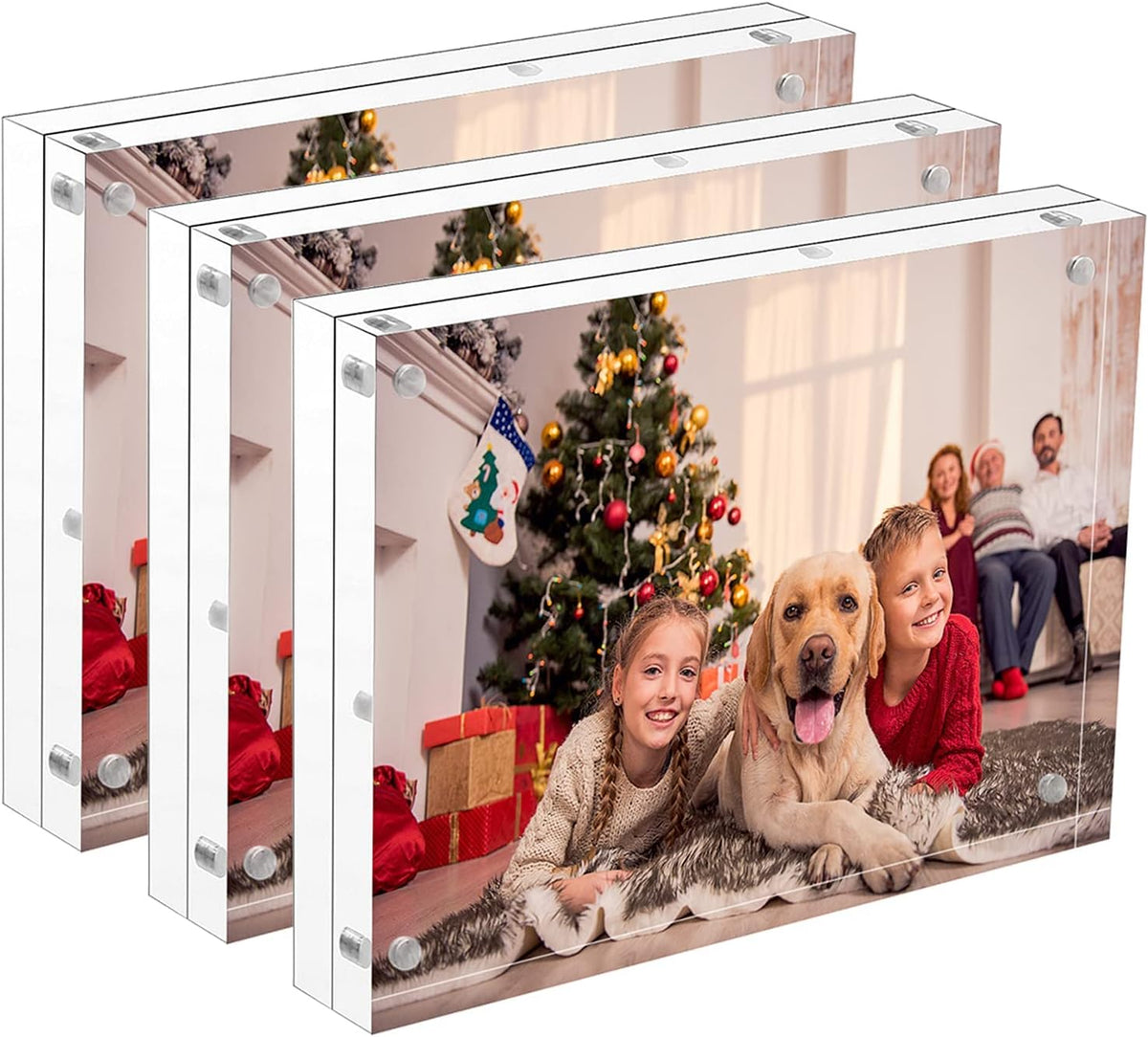 NIUBEE 8.5x11 Picture Frame, Clear Certificate Document Photo Frame | Shatterproof &Safe, 95% High Transparency, UV protection, Double-sided display Magnetic Desktop Frames for Picture Display - Image 14