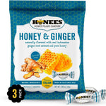 Honees Honey & Ginger Hard Candy Individually Wrapped | Natural & Healthy Candy, Italian Made with Real Honey & Indonesian Ginger, 1 Pack (2.85 oz) - Image 13