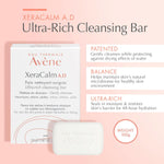 Avene cleansing bar for atopic dermatitis packaging side view