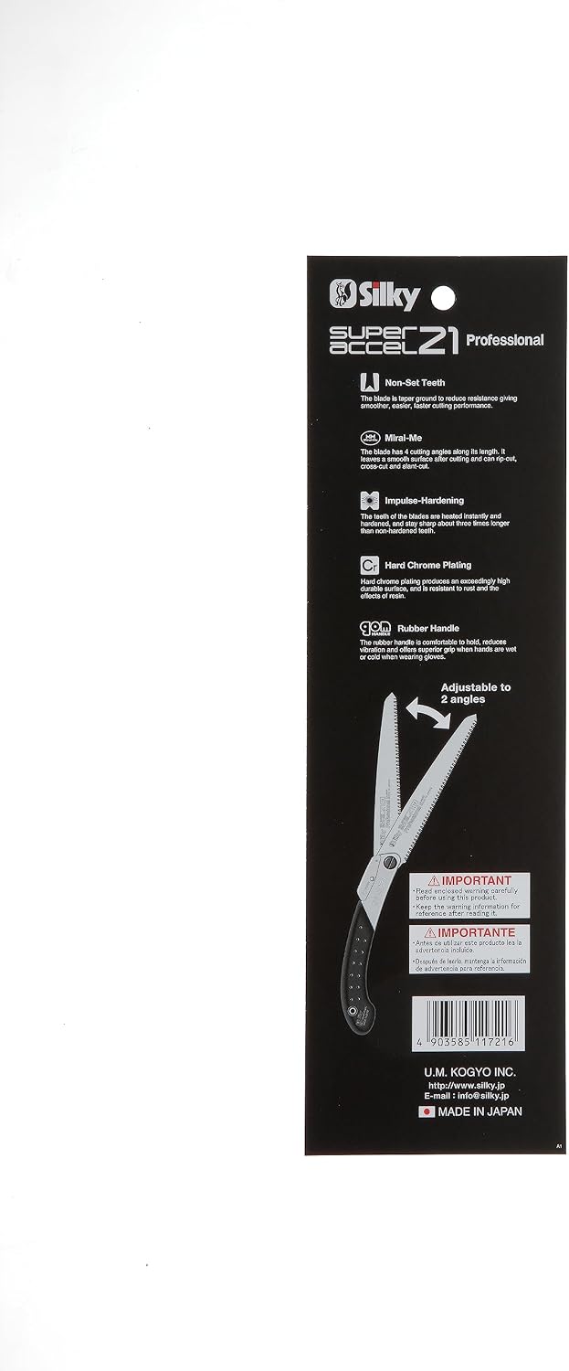 Silky fine teeth folding saw packaging view