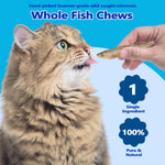 Amzey 3.5oz Minnows Dog Treats - Freeze Dried Minnows Cat Treats - High Protein & Premium Quality Training Treats - Bulk Package (1.6" to 2.8" Length Each) - Image 2