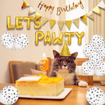 Legendog pet birthday party kit with hats and pump
