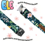 Adjustable strap and width view of the medium dog collar