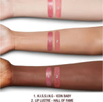 Charlotte Tilbury Icon Baby Lip Duo Kit - Mini K.I.S.S.I.N.G Satin Shimmer Lipstick & Full Size Hall of Fame High Shine Gloss Set - Hydrating Long Lasting Makeup Duo for On-the-Go Glossy Shine - Image 10