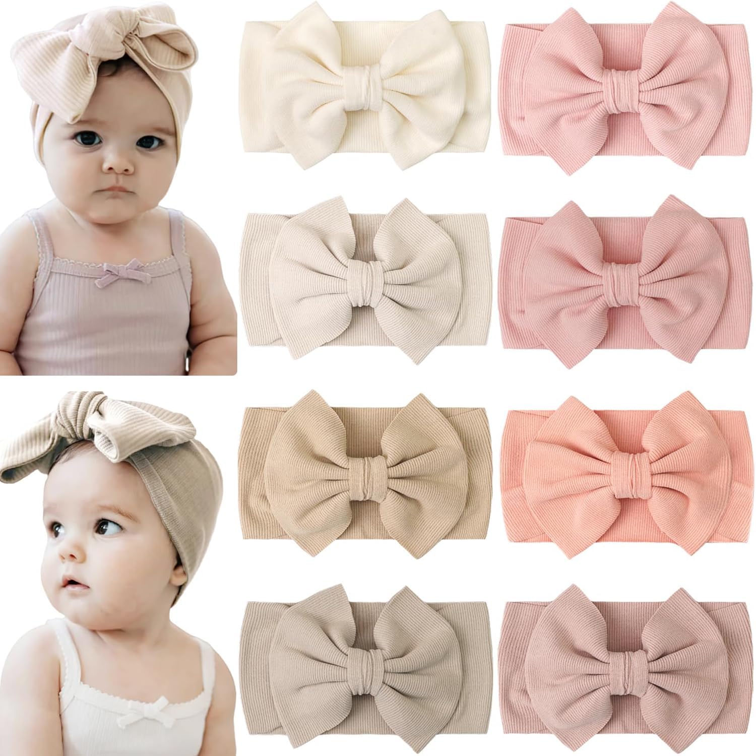 CÉLLOT baby girl headbands front view