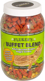 Imported Flukers buffet blend veggie variety reptile food for Indian pet owners