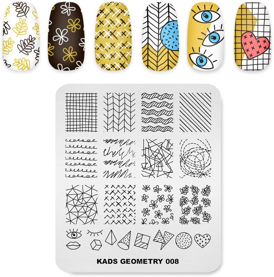 KADS nail art stamping plate tool for DIY manicure