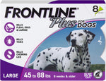 FRONTLINE Plus Flea & Tick Spot Treatment for Large Breed Dogs 45-88 lbs. (Purple) Count of 3 - Image 10