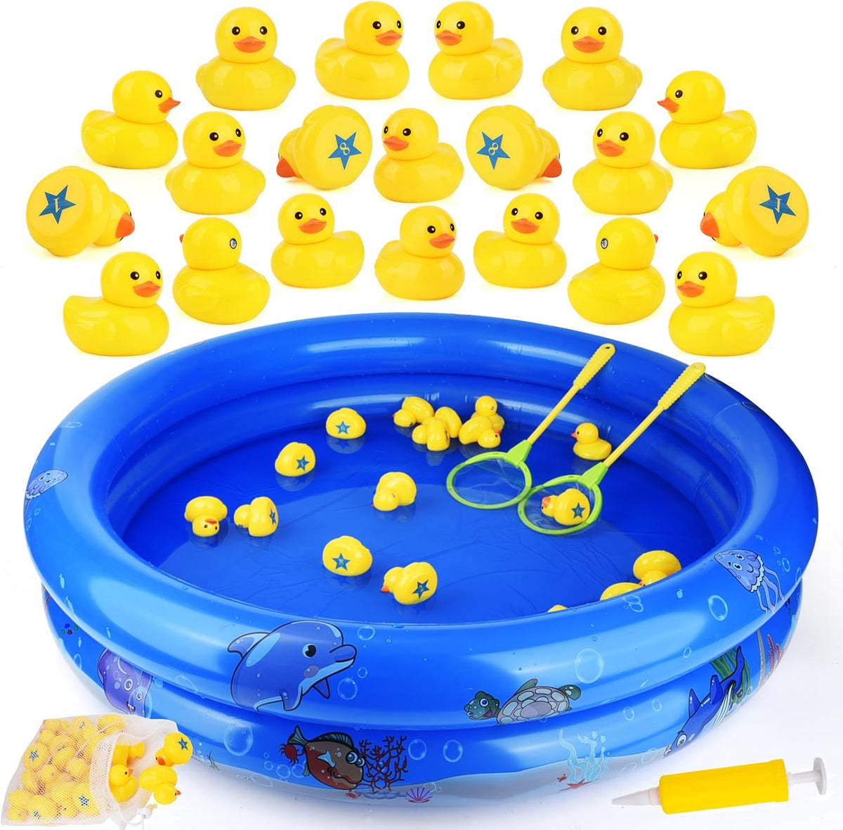 FIVEDAOGANG Duck Matching Game front view of product packaging for kids outdoor play