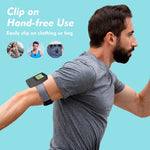 RUIZU lightweight MP3 player displaying pedometer fitness tracking mode