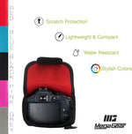 MegaGear protective neoprene pouch open flap view