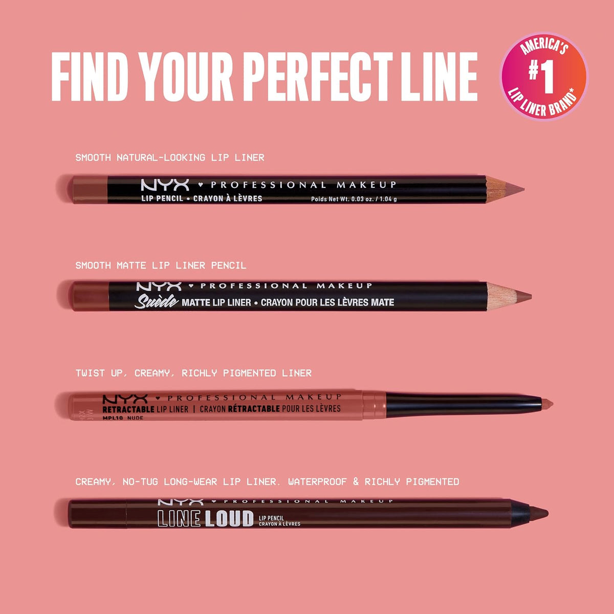 NYX PROFESSIONAL MAKEUP Suede Matte Lip Liner, Velvety-Smooth, Long-Lasting Formula For A Defined Lip Makeup Look - Alabama (Red) - Image 9