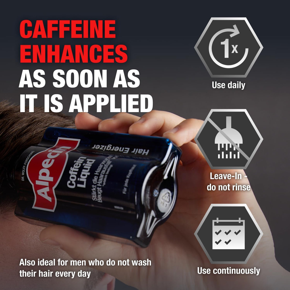 Alpecin hair tonic back label ingredient profile