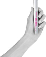 Washable mascara formula application results on model lashes
