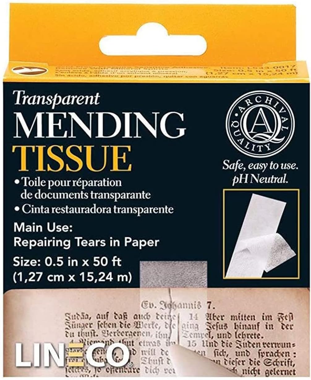 Lineco archival document repair tape front view