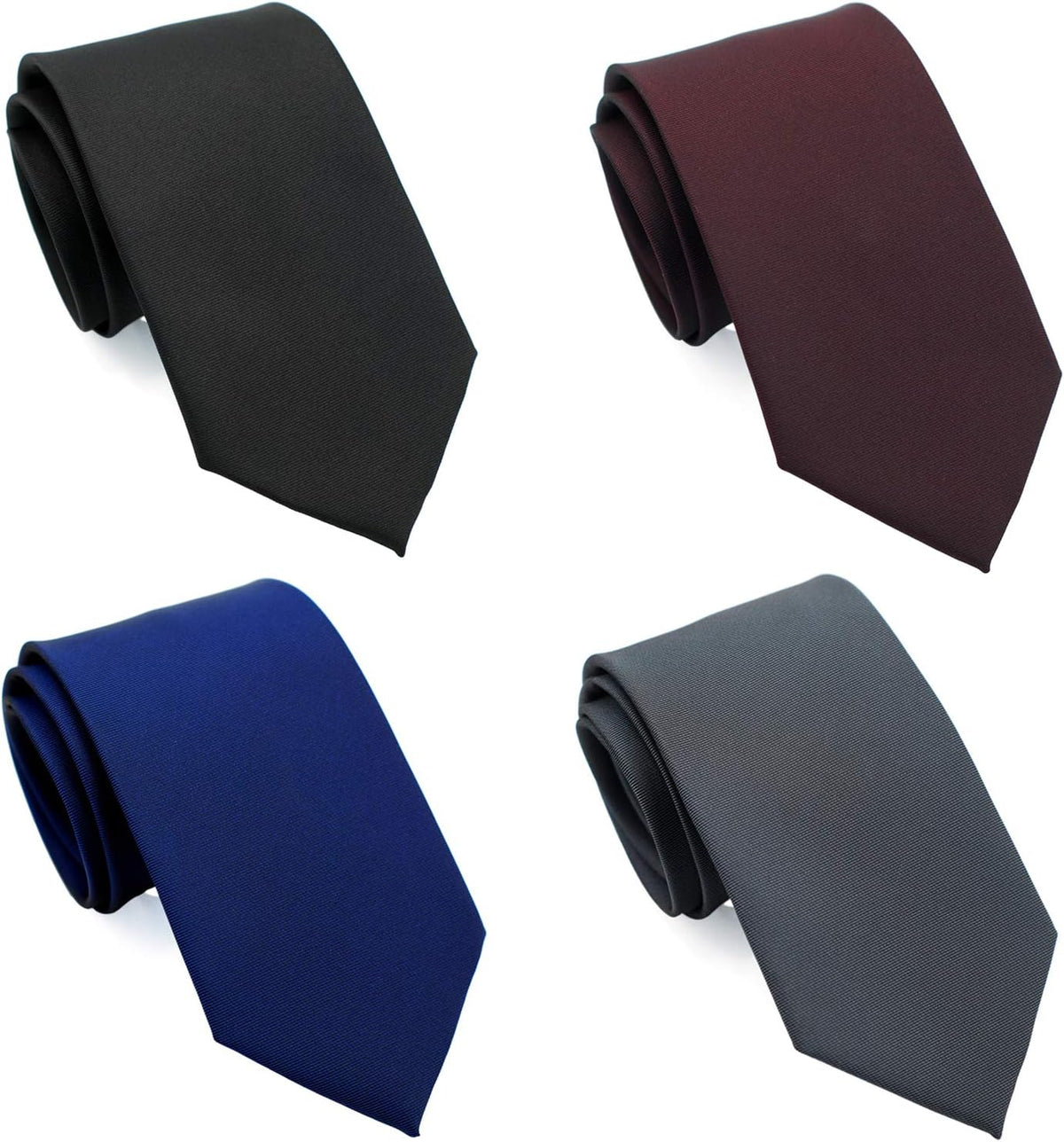 Extra-Long Neckties for Big and Tall Men, 63- or 70-Inch, 4-Pack - Image 9