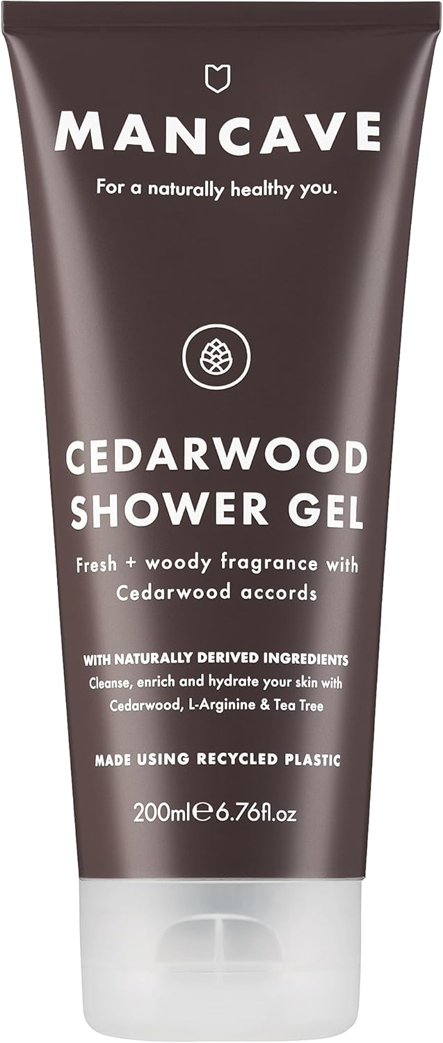 ManCave - Cedarwood Shower Gel 200ml - Image 1