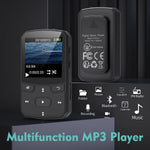 RUIZU digital music player connected via USB cable for file transfer