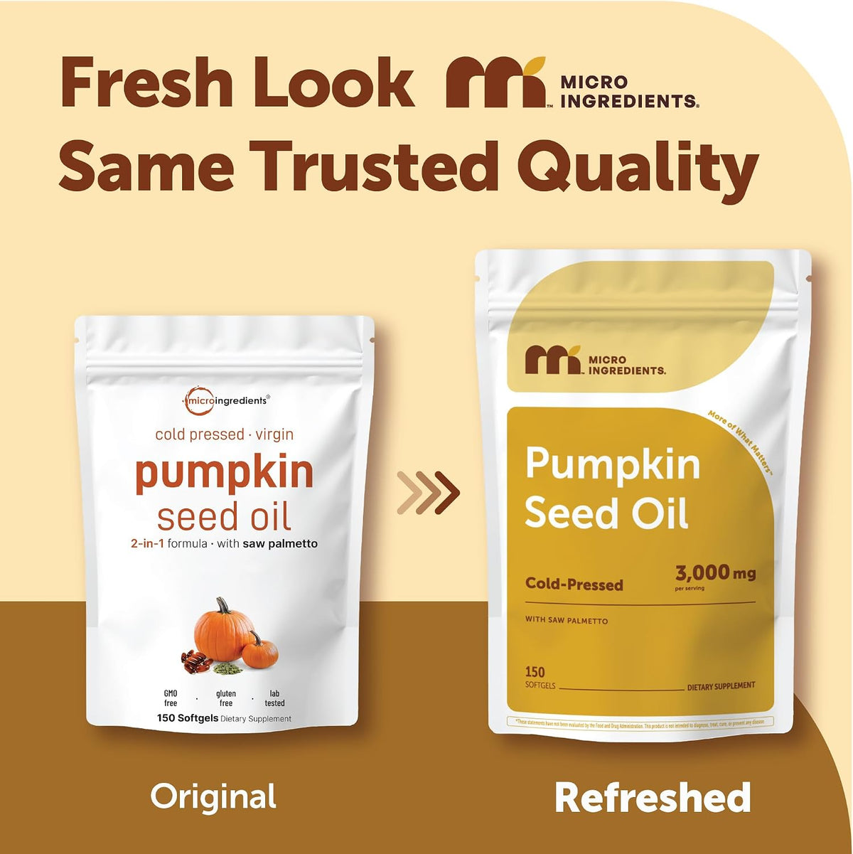Micro Ingredients softgels packaging nutrition label