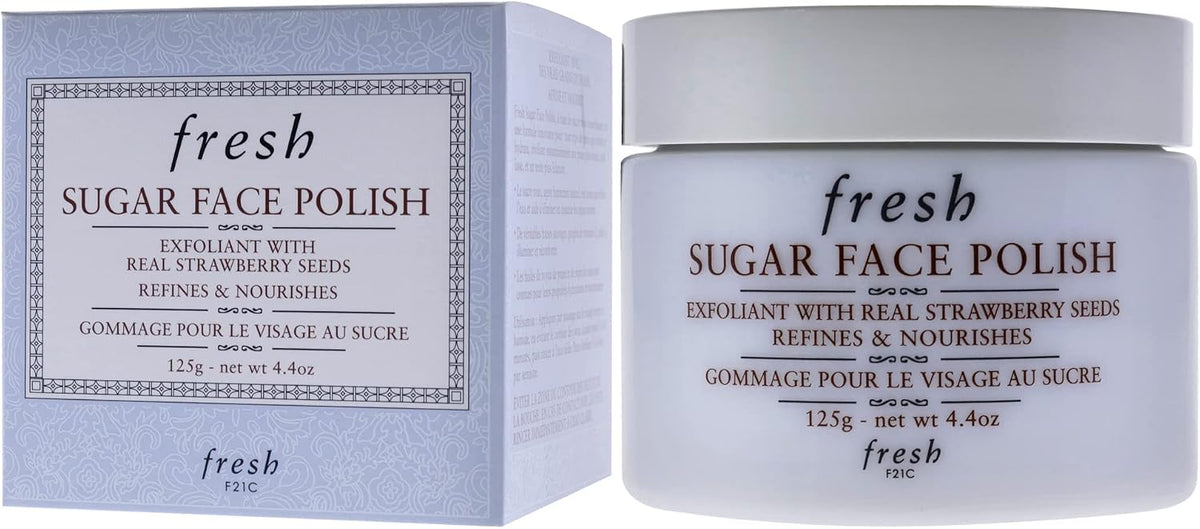 Fresh Sugar Face Polish texture closeup showing rich sugar scrub consistency