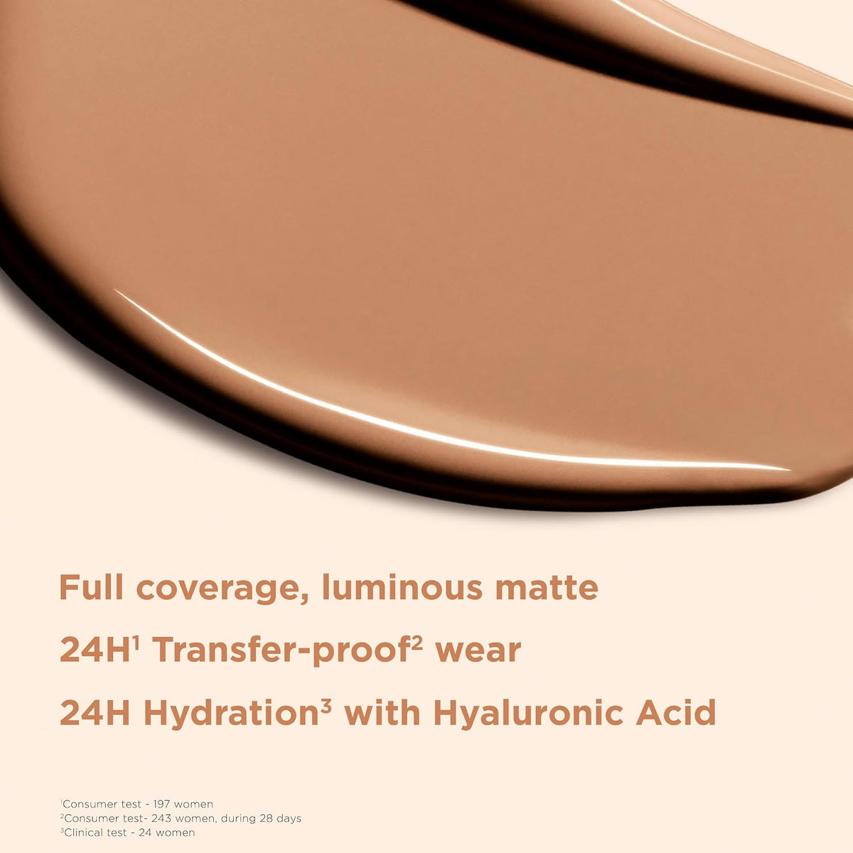 Clarins full coverage foundation glass bottle design