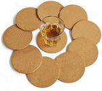 HUAOAO drink coasters stacked together on a wooden table