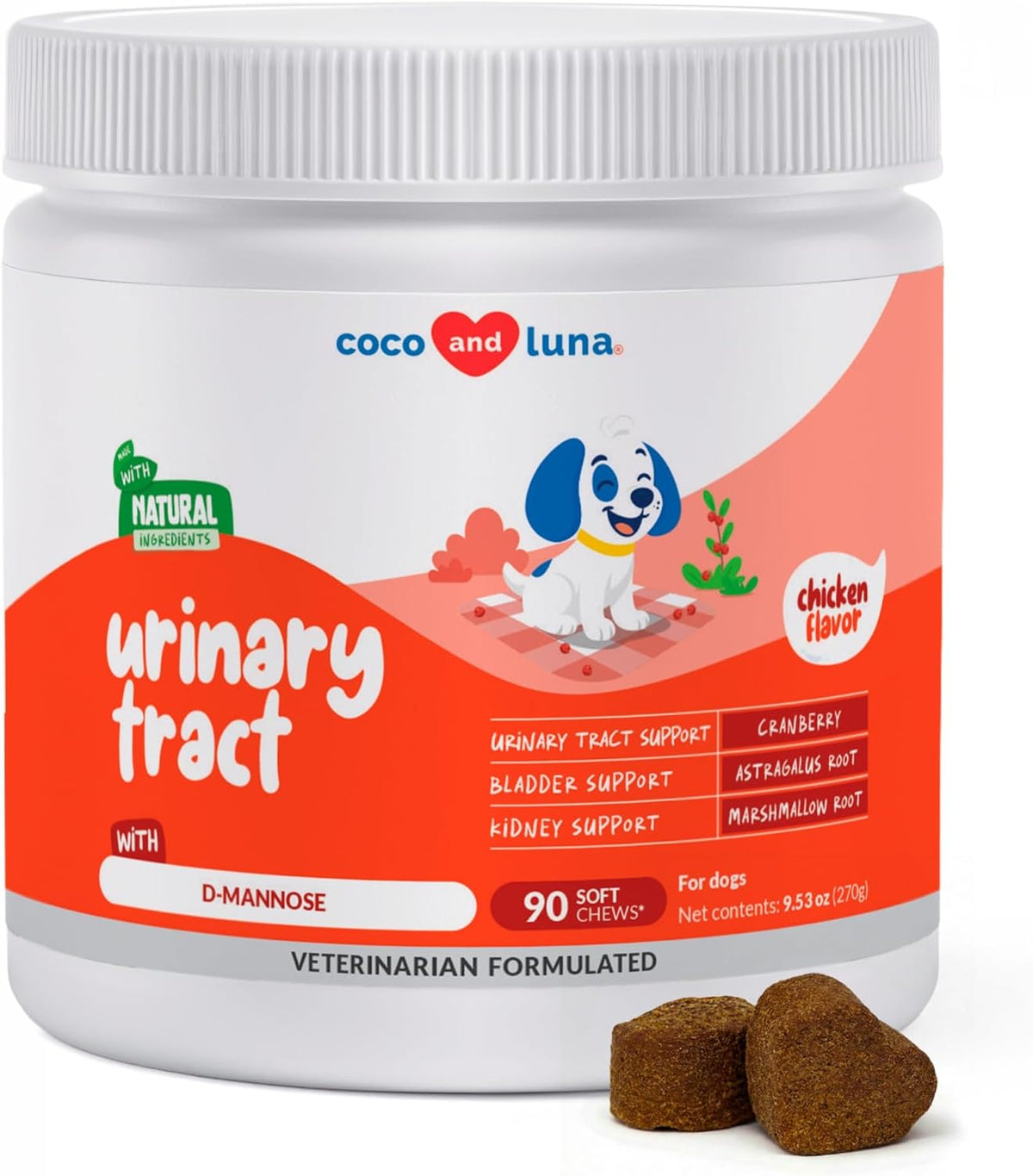 Cranberry for Dogs 120 Tablets - UTI, Bladder Health & Incontinence | Cranberry extract for UTI prevention, bladder health & urinary tract support. Helps reduce bladder stones & incontinence. - Image 11