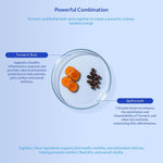 Coco and Luna turmeric for dogs 120 tablets showing clear dosage instruction chart