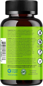 Naturelo 60 count vegetarian sleep gummies product layout