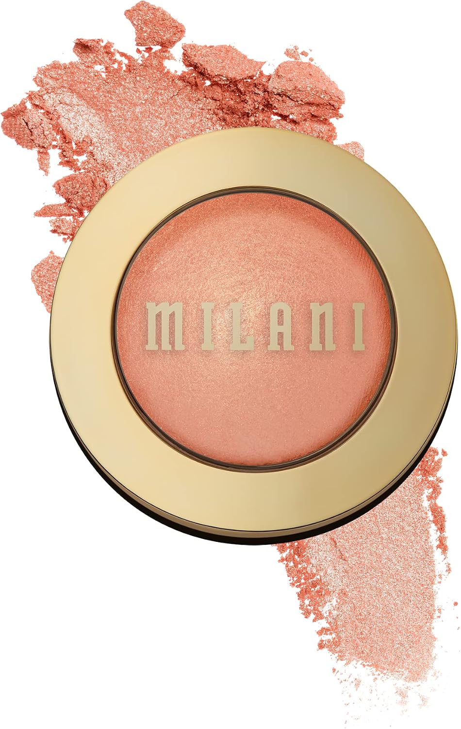 Milani Baked Blush, Powder Blush for Cheeks, Cruelty Free Makeup - Shape, Contour & Highlight Face for a Shimmery or Matte Finish -Luminoso - Image 1