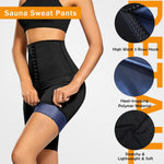 BXVX compression shorts waist trainer detail