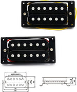 Metallor humbucker pickup set angled display