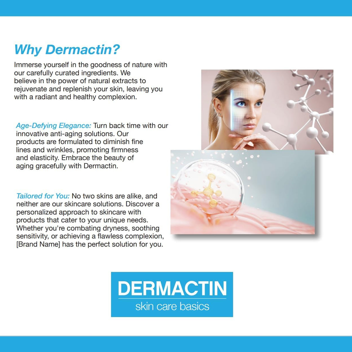 Dermactin skincare cream for sensitive eyelid skin