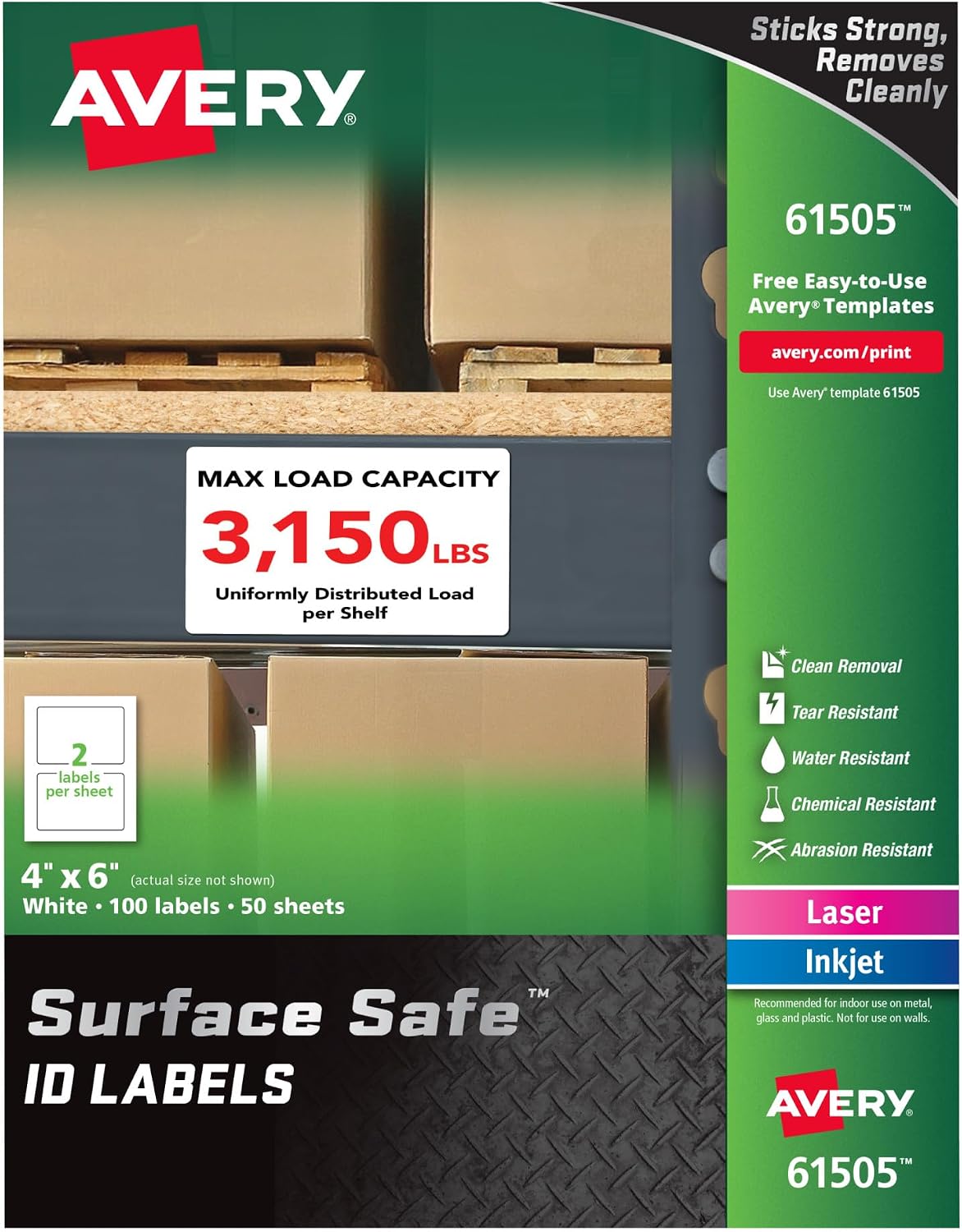 Avery Durable Labels Label, 2" x 3-1/2" (61503) - Image 9