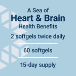 Life Extension Super Omega-3 60 softgels bottle in hand for scale