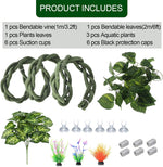 Example of 3D climbing path created with bendable reptile vines