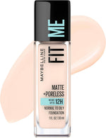 Maybelline Fit Me Matte + Poreless Liquid Oil-Free Foundation Makeup, Classic Ivory, 1 Count (Packaging May Vary) - Image 10