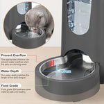 Close up of the visual water window on the one gallon WyfKyd gravity pet waterer.