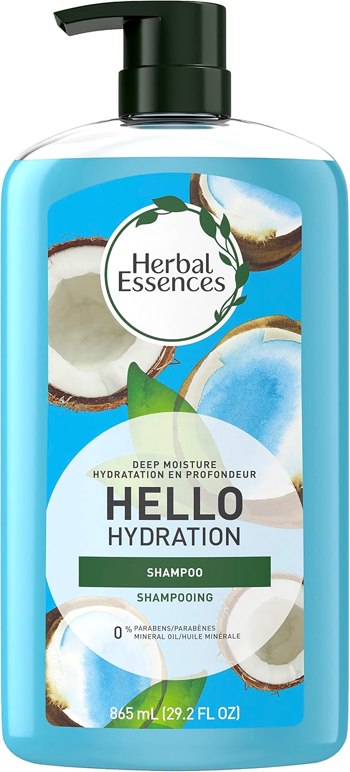 Herbal Essences Hello Hydration shampoo front view bottle