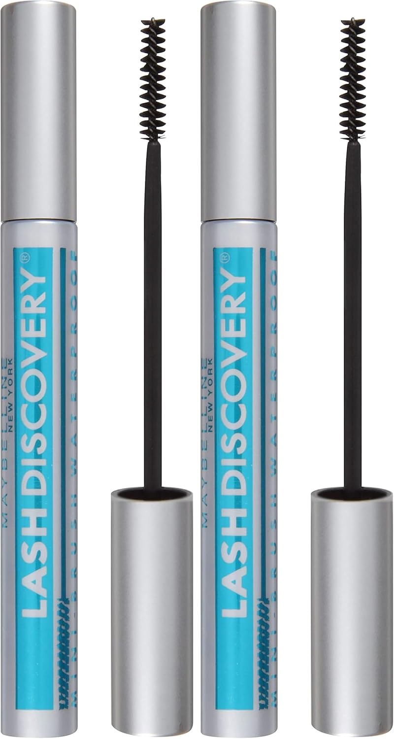 Maybelline Lash Discovery waterproof mascara silver tube