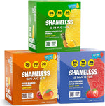 Shameless Snacks Candy Carnival - Sour Candy & Fruit Snacks, Gummy Candy Variety Pack, Strawberry Orange Mango Cola, Keto Snacks 3g Sugar Gluten Free for Kids & Adults - Image 11
