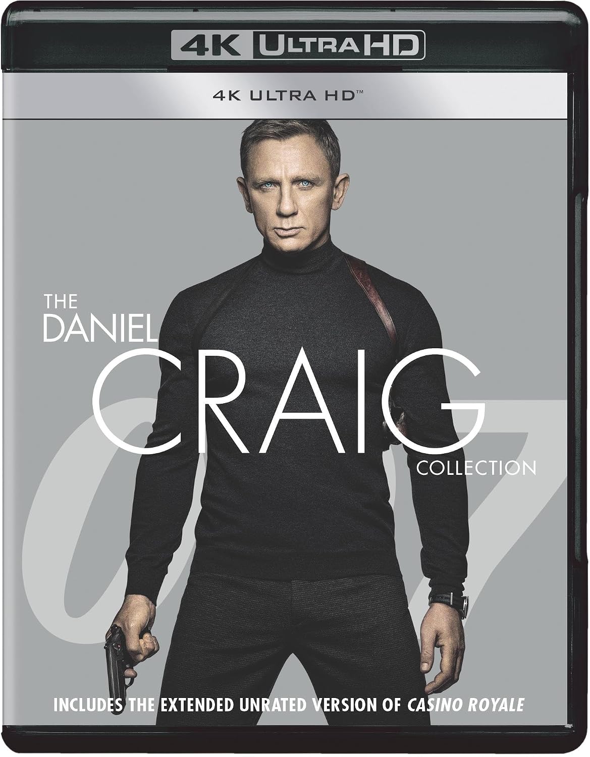 Daniel Craig Collection Blu-ray box set front view movie collection