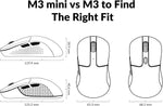 Keychron M3 Mini packaging box and included accessories layout