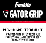 Baseball bat handle grip enhancer in white