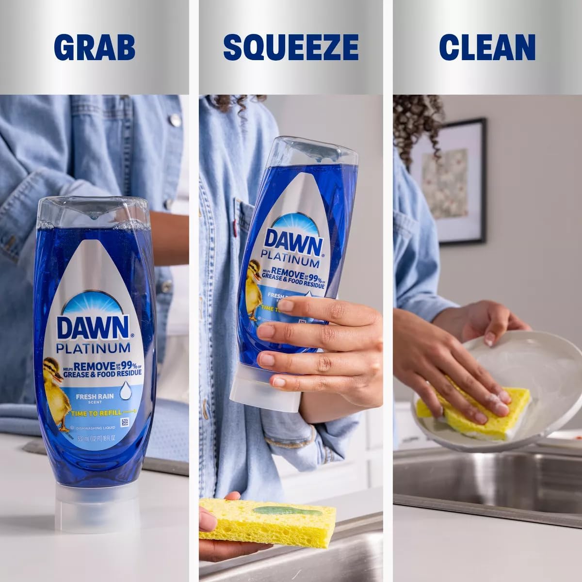 Dawn EZ-Squeeze bottle nozzle mechanism view