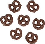 One pound bag of USA imported milk chocolate pretzels