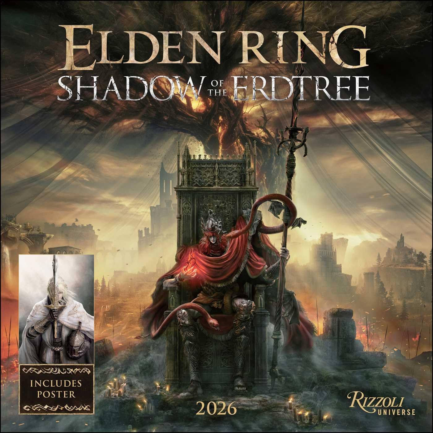ELDEN RING: Shadow of the Erdtree 2026 Wall Calendar: (Includes Full-Color Poster) - Image 1