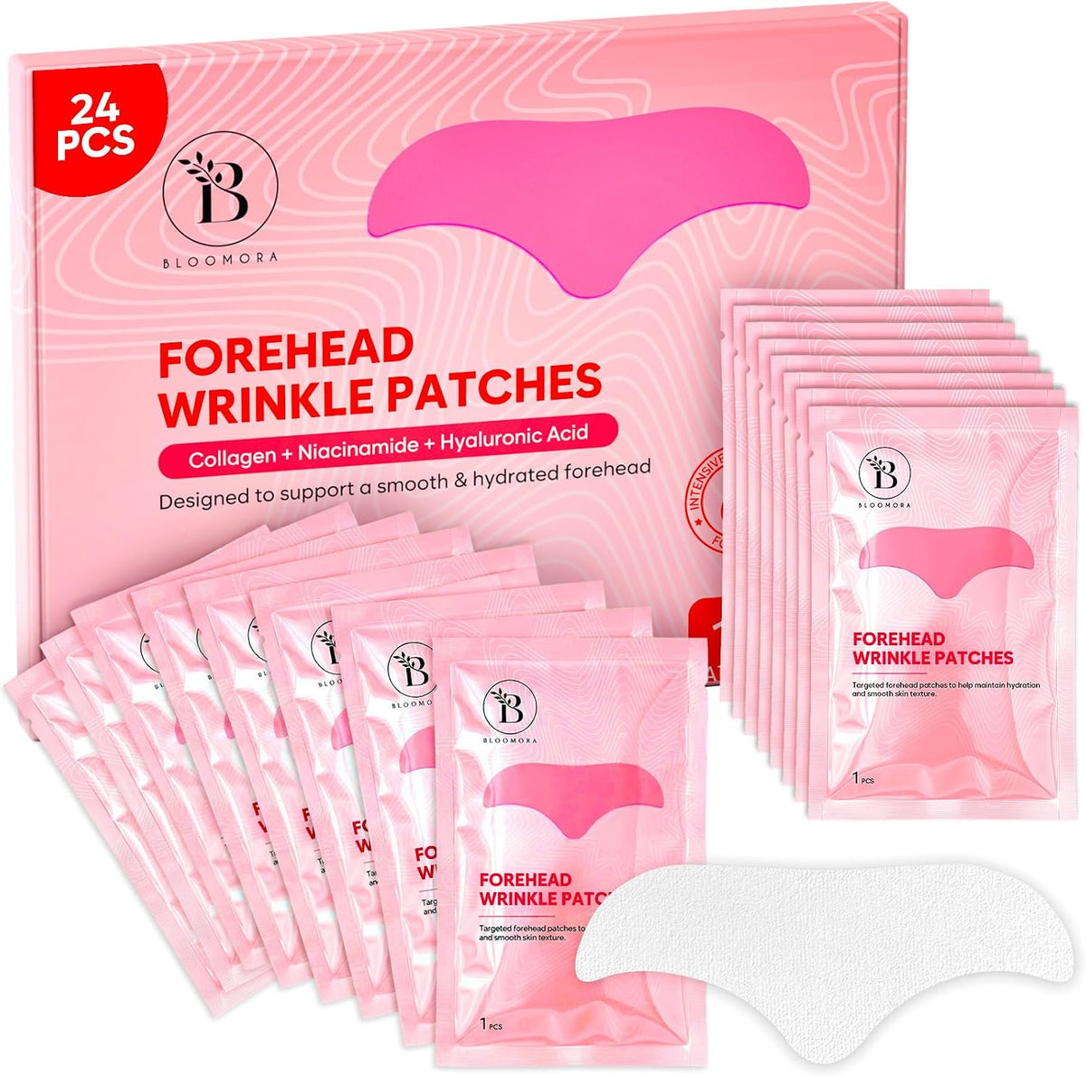 Forehead Wrinkle Patches Overnight for Fine Lines & Hydration, Mixed Active Forehead Patches Set with Retinol, Hyaluronic Acid & Caffeine, Hydrogel Anti Wrinkle Skincare for Men & Women (15pcs) - Image 9