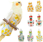 QBLEEV bird diaper flight suit front view with adjustable straps