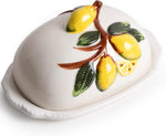 WK WENKRYGDN lemon butter dish with lid front view